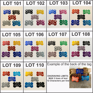 SMALL BONES / BLOWOUT SALE / 5 TAGS FOR $12