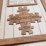 Dad Puzzle Sign